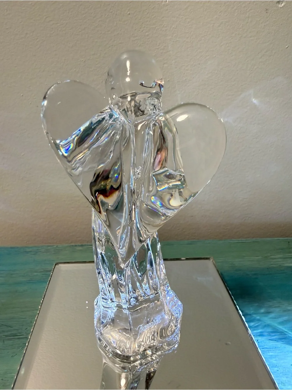 Baccarat Clear Crystal Angel Figurine Set
